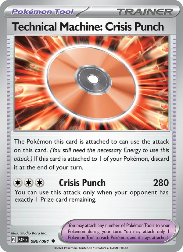 Technical Machine: Crisis Punch Paldean Fates 090/91