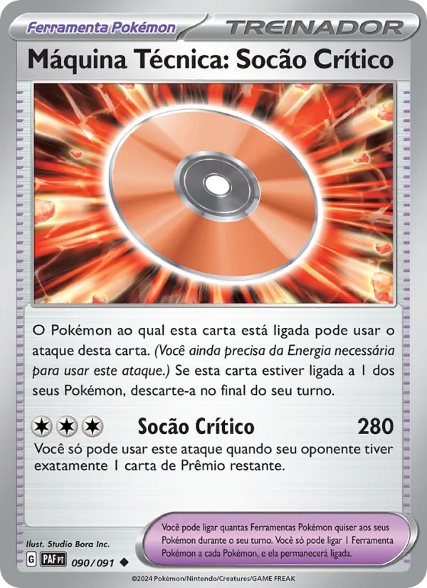 Máquina Técnica: Socão Crítico Destinos de Paldea 090/91