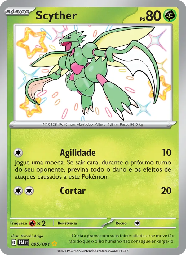Scyther Destinos de Paldea 095/91