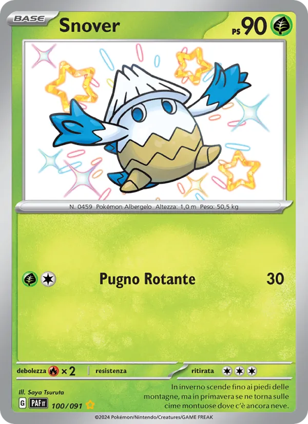 Snover Destino di Paldea 100/91