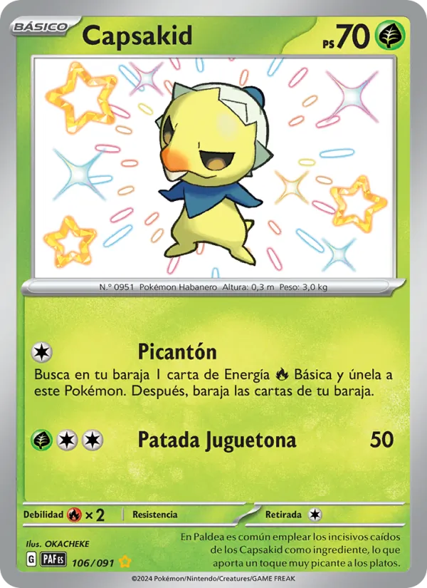 Capsakid Destinos de Paldea 106/91