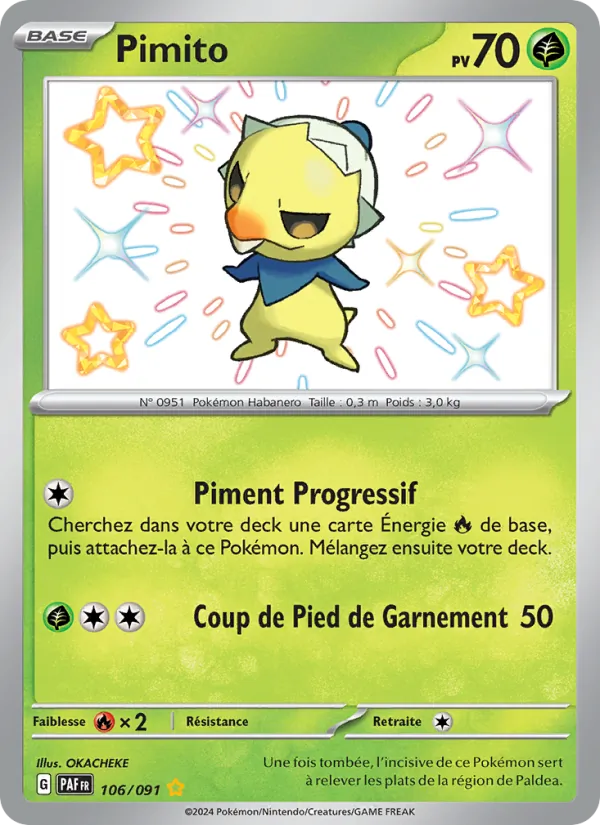 Pimito Destinées de Paldea 106/91