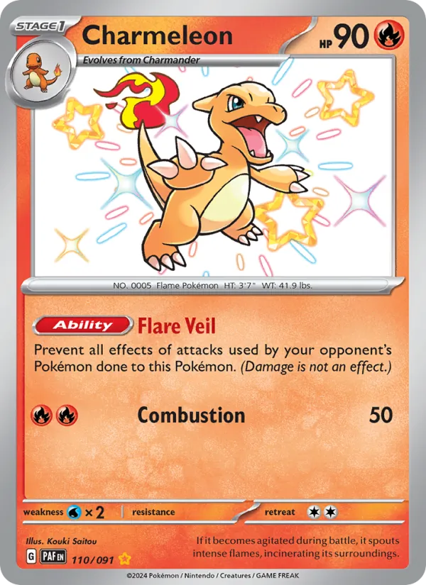 Charmeleon Paldean Fates 110/91