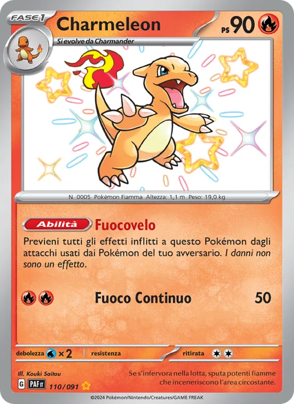 Charmeleon Destino di Paldea 110/91