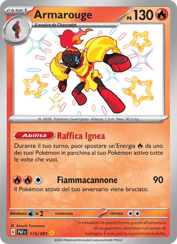 Armarouge Destino di Paldea 115/91