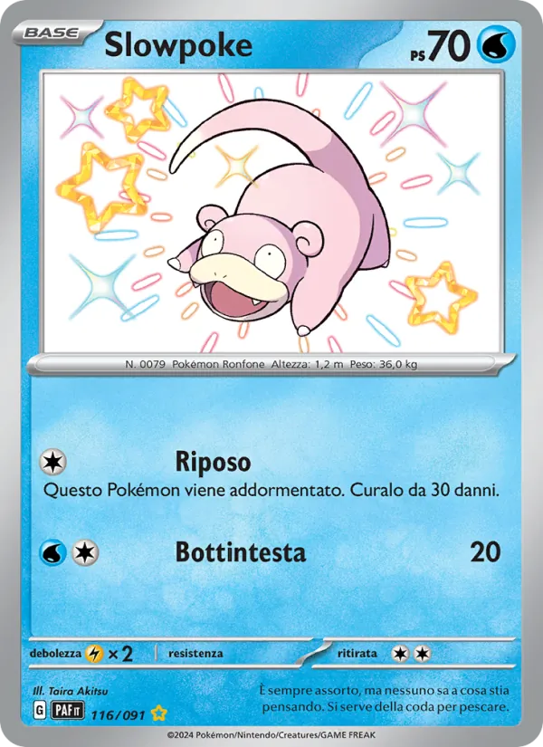 Slowpoke Destino di Paldea 116/91