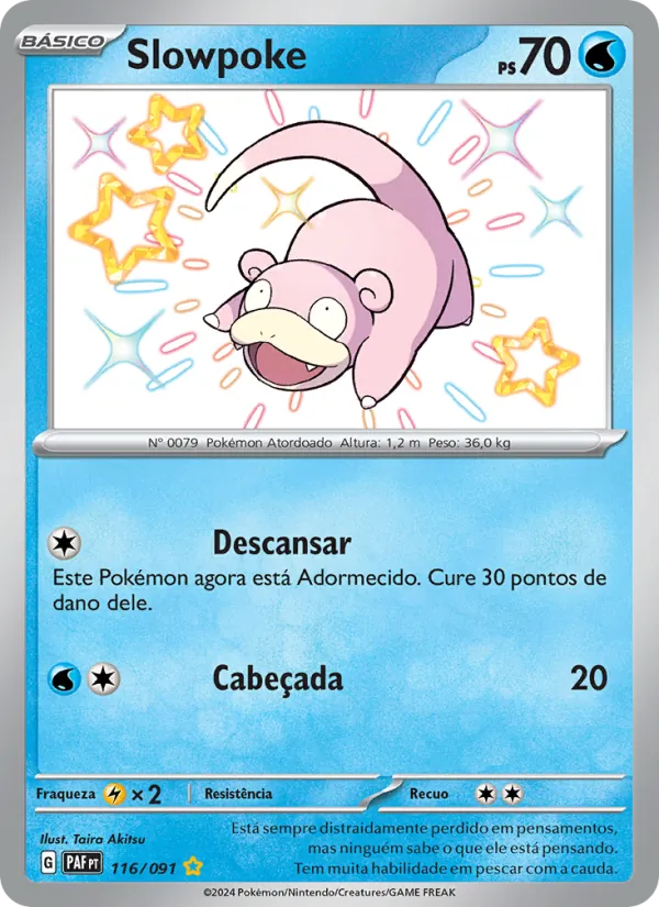 Slowpoke Destinos de Paldea 116/91