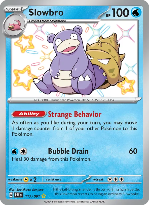 Slowbro Paldean Fates 117/91