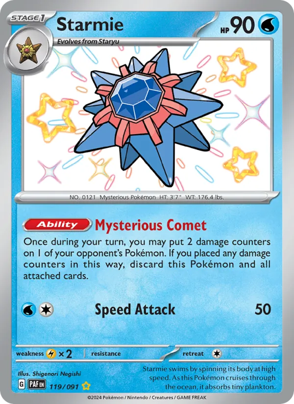 Starmie Paldean Fates 119/91
