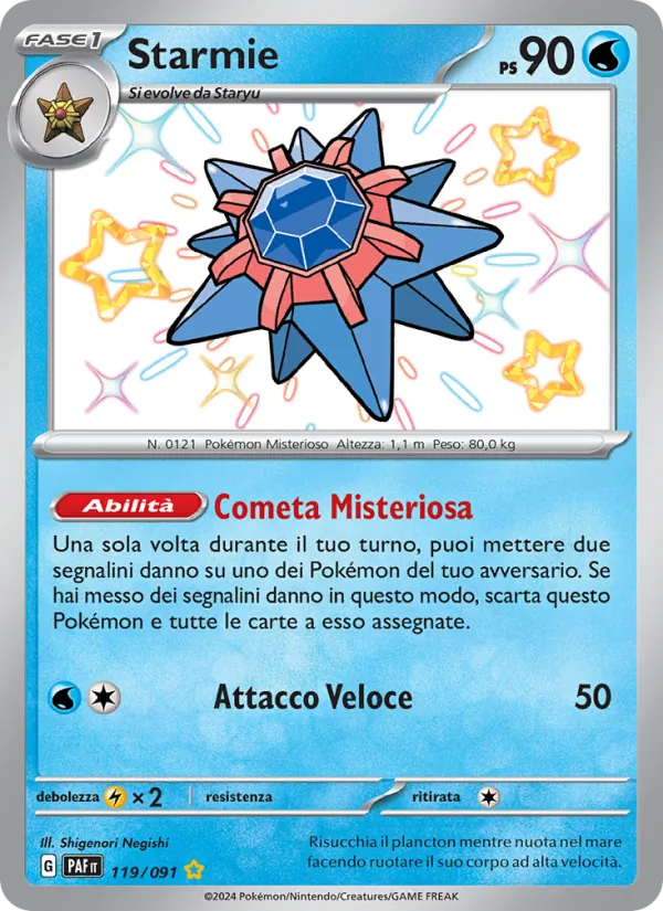 Starmie Destino di Paldea 119/91