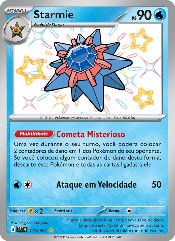 Starmie Destinos de Paldea 119/91