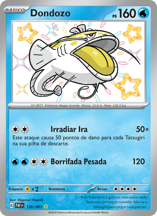 Dondozo Destinos de Paldea 126/91