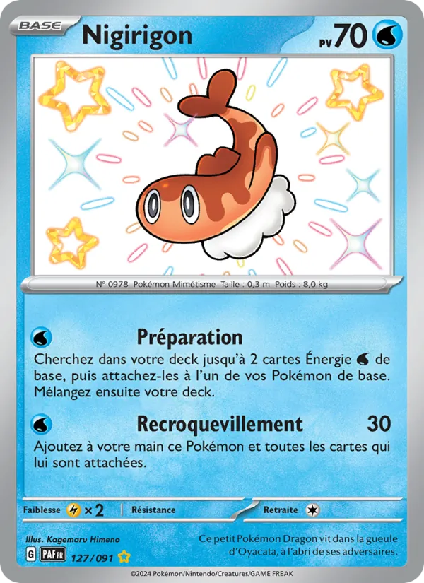 Nigirigon Destinées de Paldea 127/91