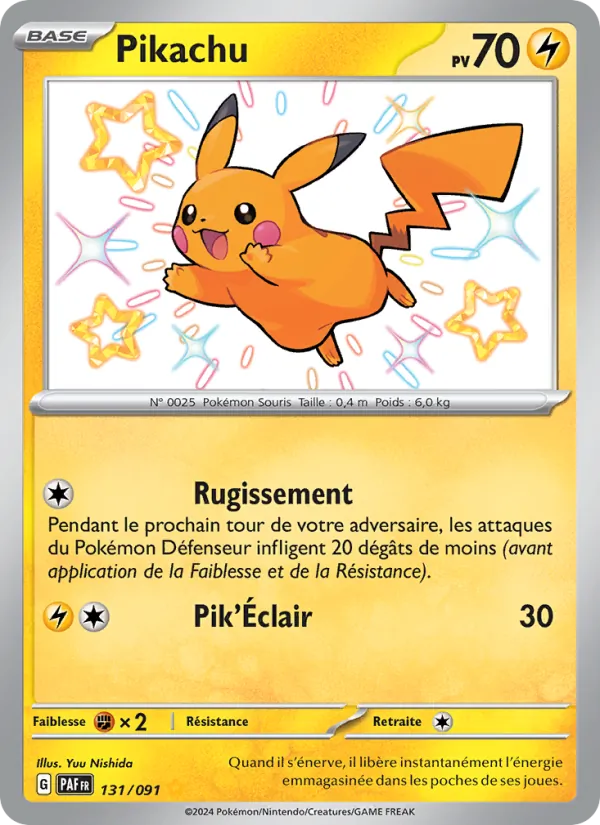 Pikachu Destinées de Paldea 131/91