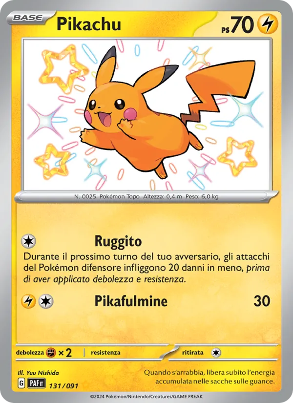 Pikachu Destino di Paldea 131/91