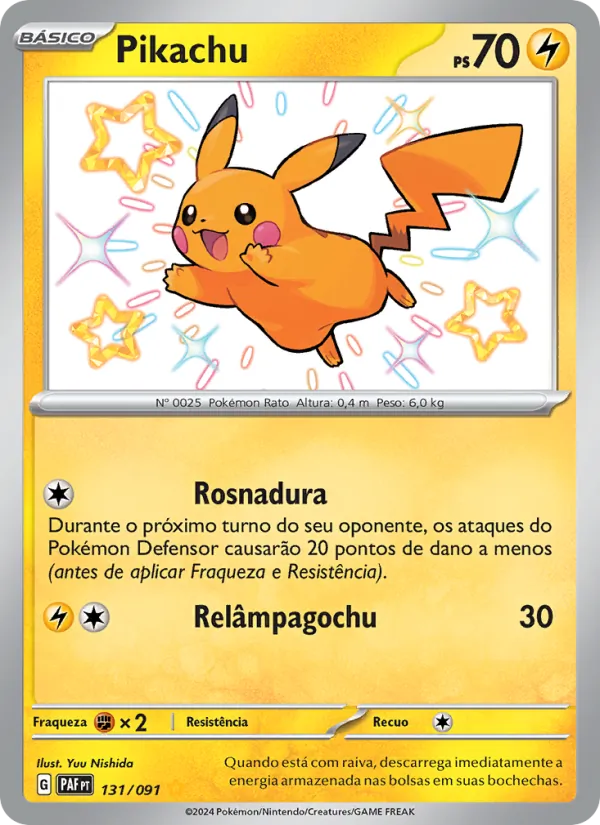 Pikachu Destinos de Paldea 131/91