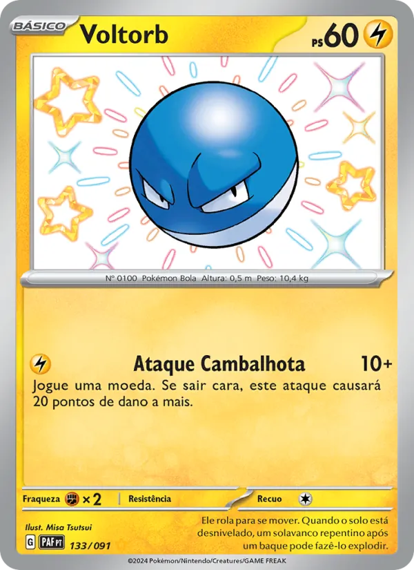 Voltorb Destinos de Paldea 133/91
