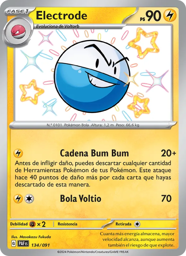 Electrode Destinos de Paldea 134/91