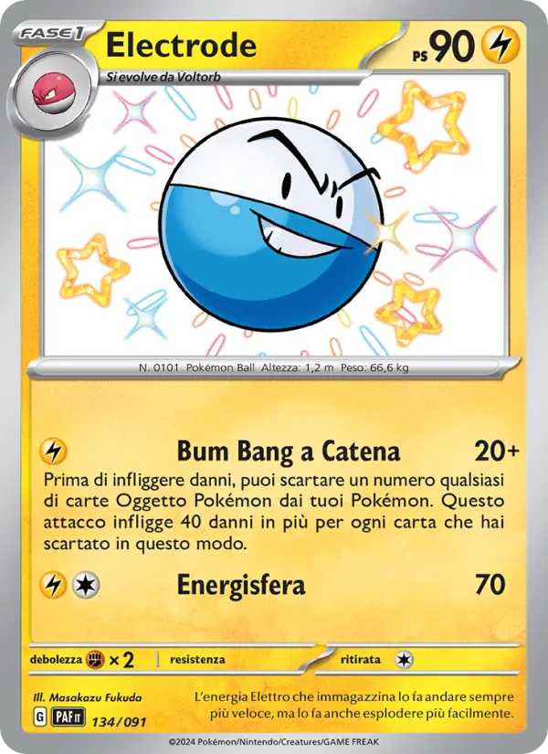 Electrode Destino di Paldea 134/91