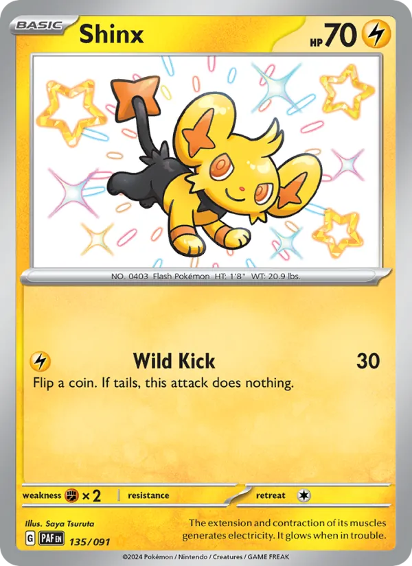 Shinx Paldean Fates 135/91