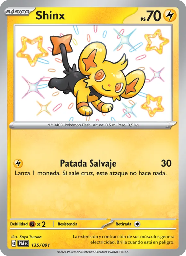 Shinx Destinos de Paldea 135/91