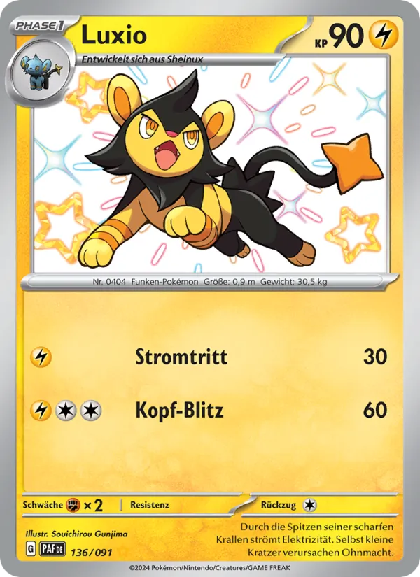 Luxio Paldeas Schicksale 136/91