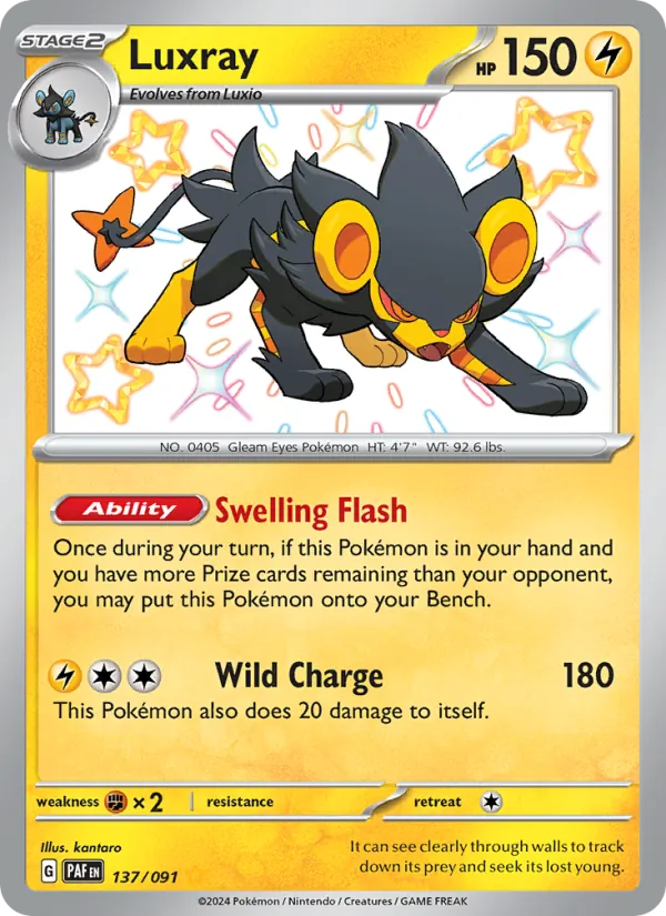 Luxray Paldean Fates 137/91