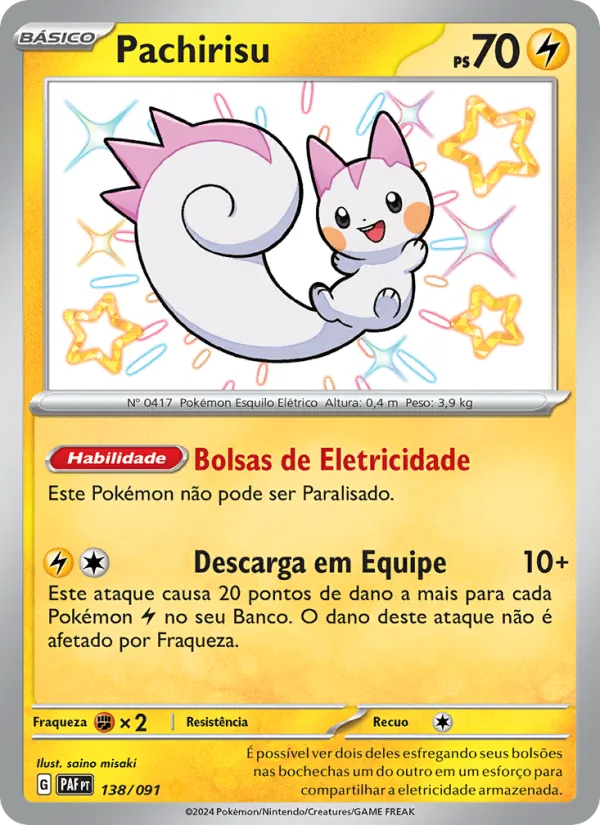 Pachirisu Destinos de Paldea 138/91