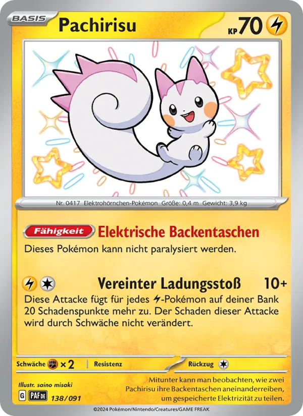 Pachirisu Paldeas Schicksale 138/91