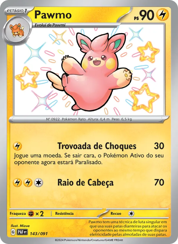 Pawmo Destinos de Paldea 143/91