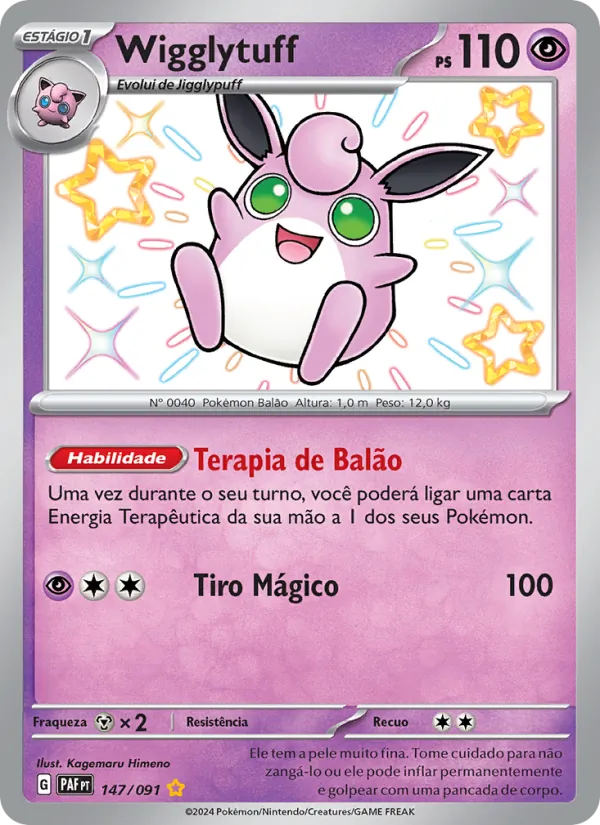 Wigglytuff Destinos de Paldea 147/91