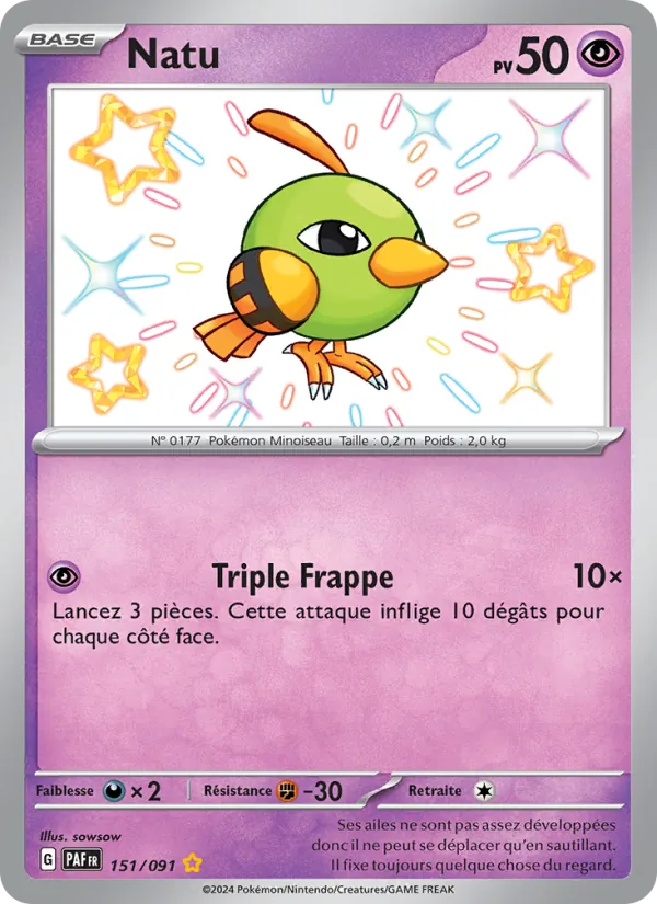 Natu Destinées de Paldea 151/91