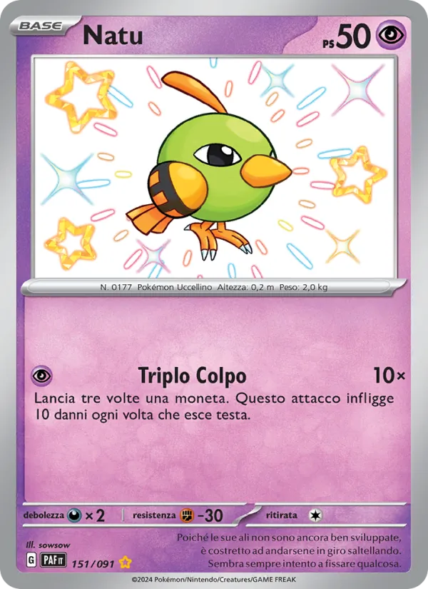Natu Destino di Paldea 151/91