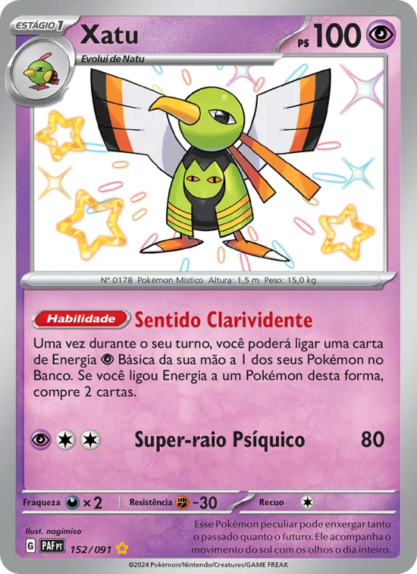 Xatu Destinos de Paldea 152/91
