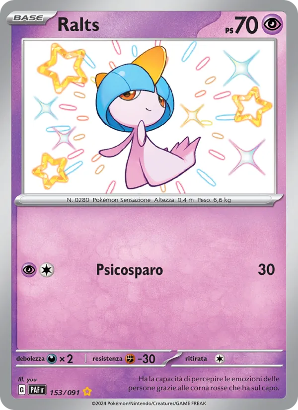 Ralts Destino di Paldea 153/91