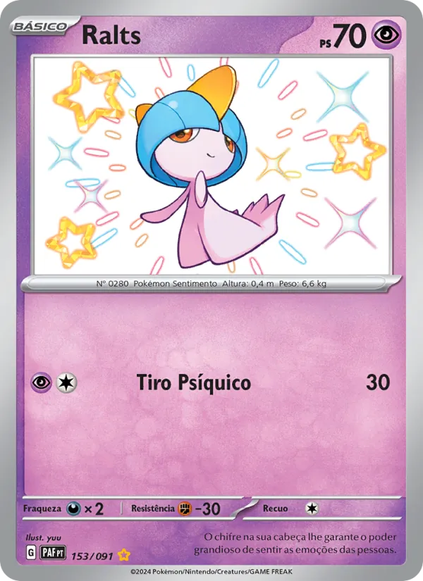 Ralts Destinos de Paldea 153/91