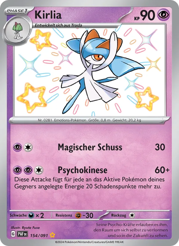 Kirlia Paldeas Schicksale 154/91