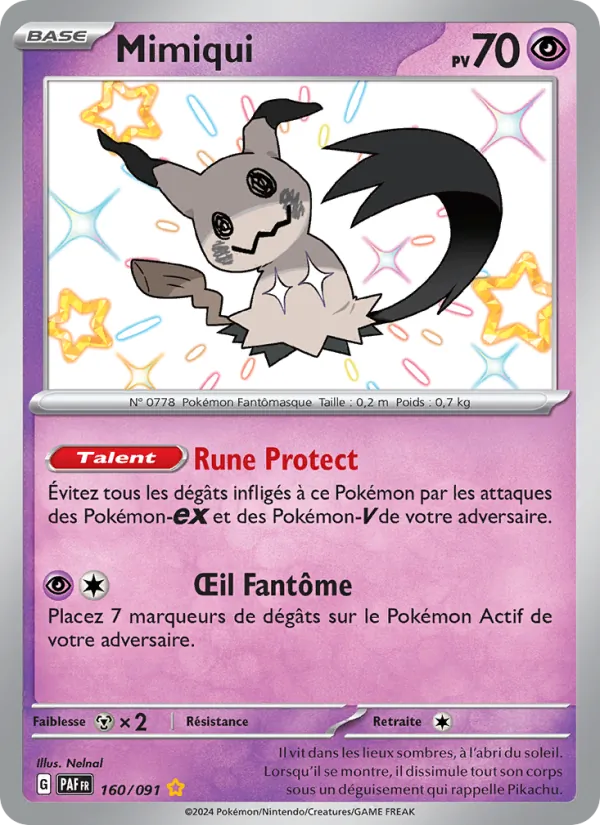 Mimiqui Destinées de Paldea 160/91