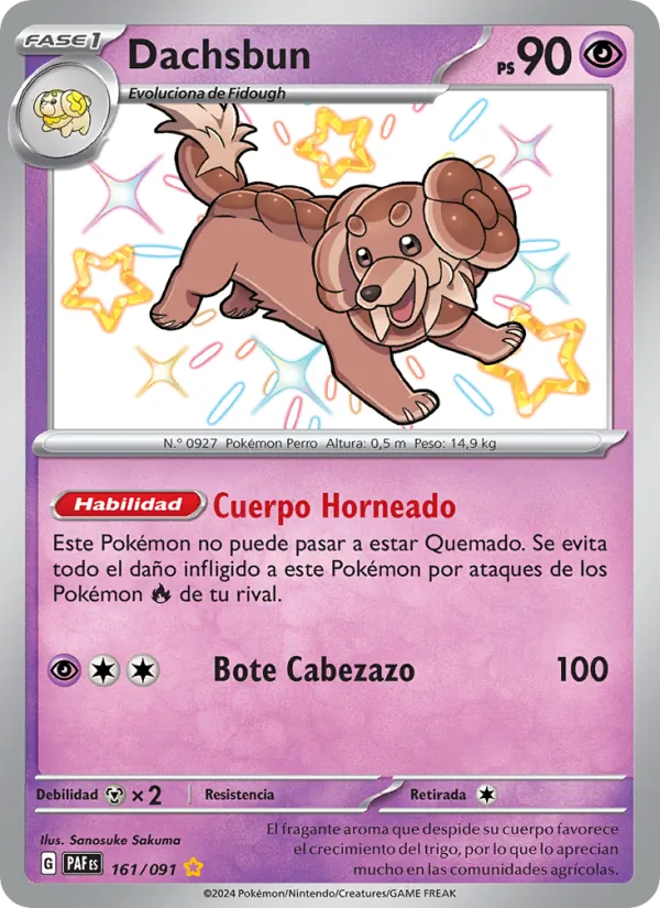 Dachsbun Destinos de Paldea 161/91