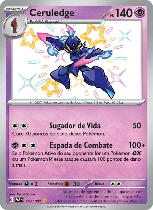 Ceruledge Destinos de Paldea 162/91