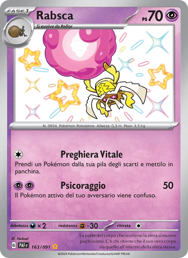 Rabsca Destino di Paldea 163/91