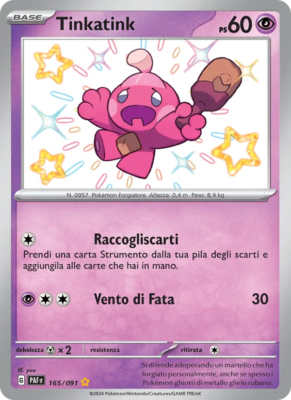 Tinkatink Destino di Paldea 165/91