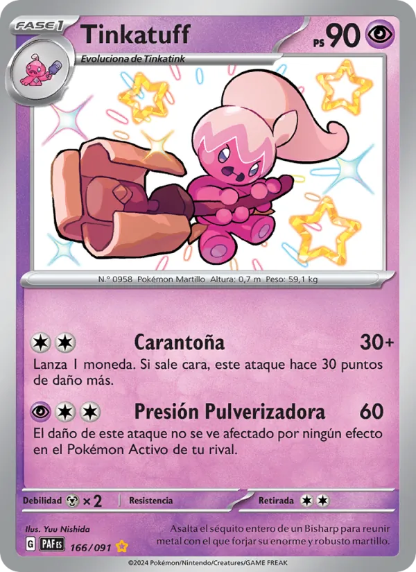 Tinkatuff Destinos de Paldea 166/91