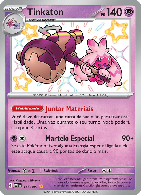 Tinkaton Destinos de Paldea 167/91