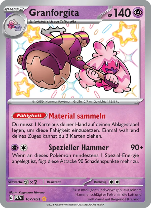 Granforgita Paldeas Schicksale 167/91