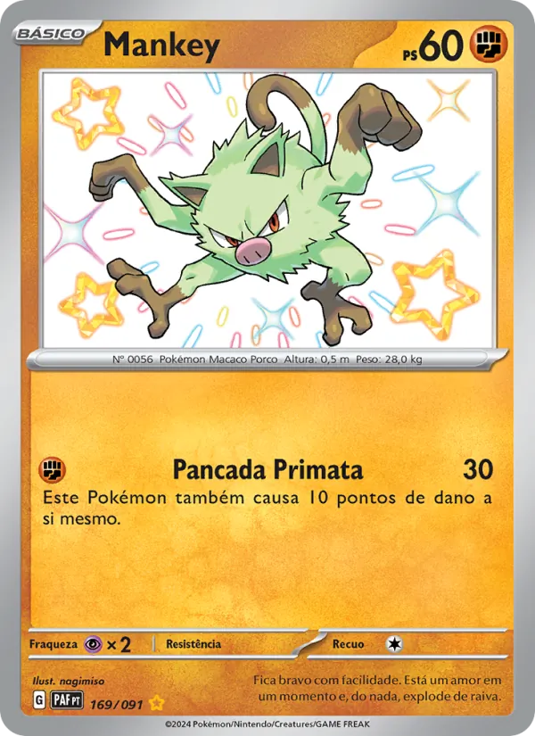 Mankey Destinos de Paldea 169/91