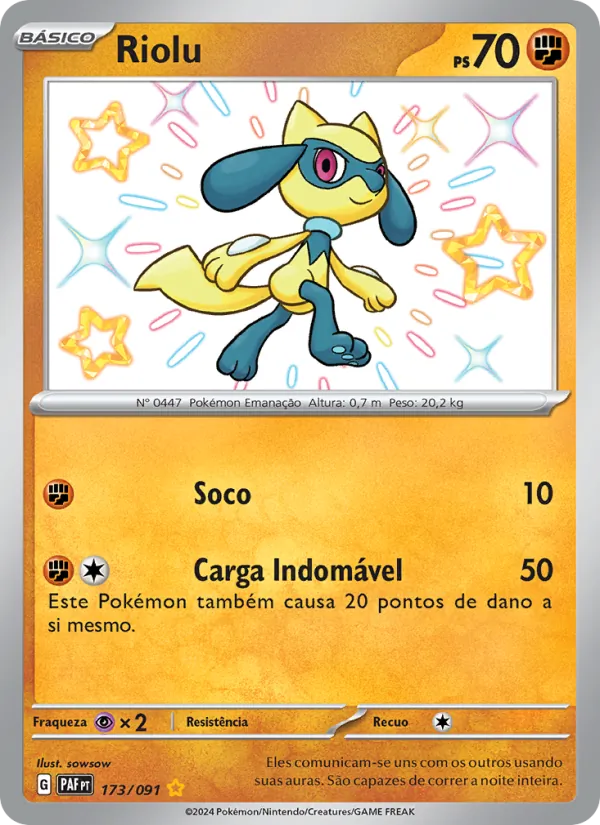 Riolu Destinos de Paldea 173/91