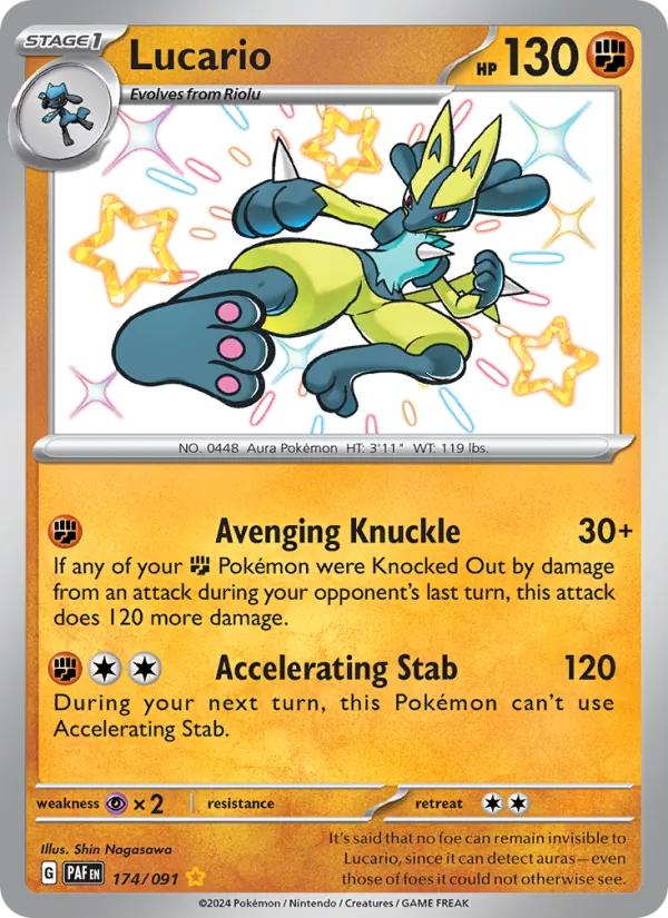 Lucario Paldean Fates 174/91