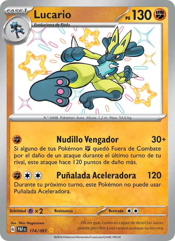 Lucario Destinos de Paldea 174/91