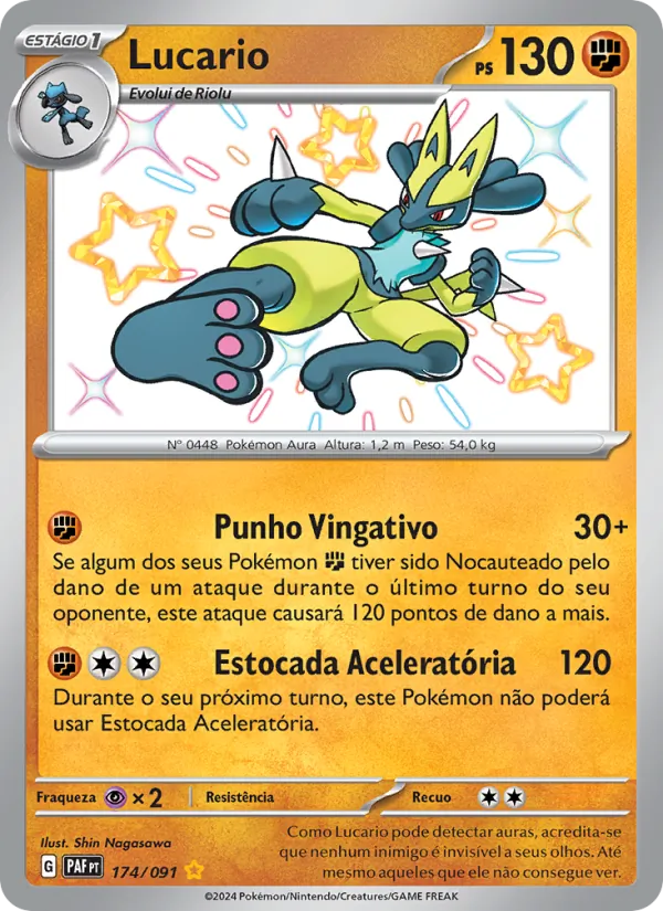 Lucario Destinos de Paldea 174/91